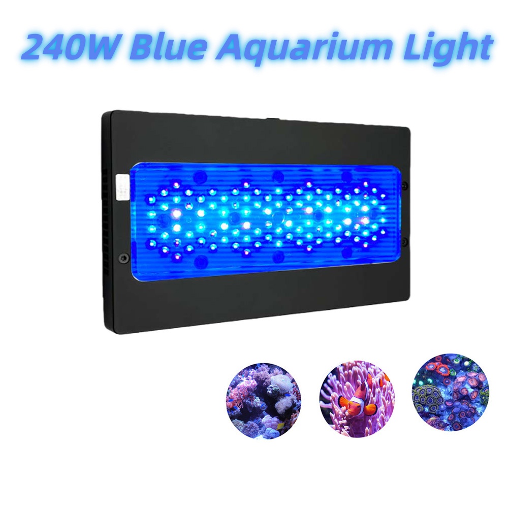 Aquarium Blue Marine Reef - 240W Full Spectrum WiFi App Programmable