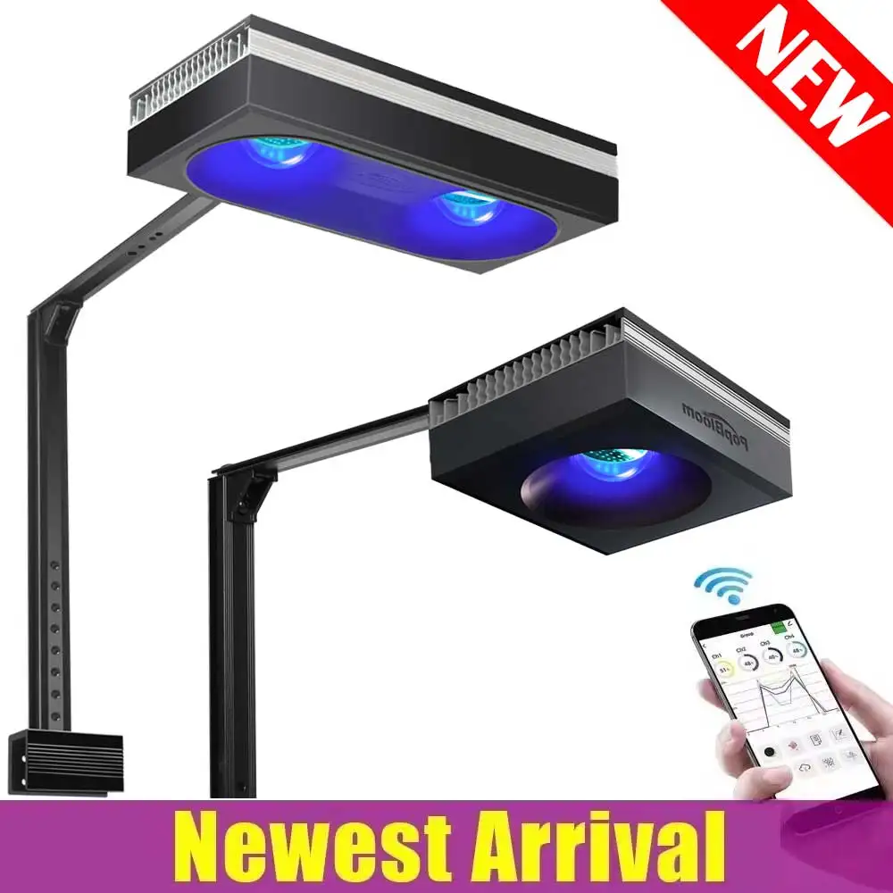 Aquarium Marine Fishes - New PopBloom WiFi Marine Aquarium LED
