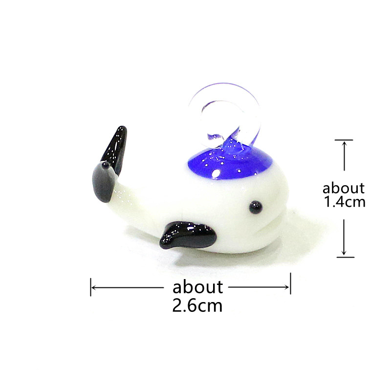 Mini Glass Whale Pendant Cute  - Marine Aquarium Japan recension och pris