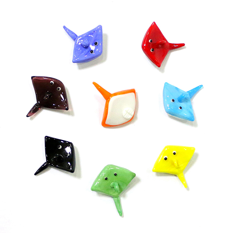 2pcs Mini Glass Manta Ray Pend - Marine Aquarium Japan recension och pris