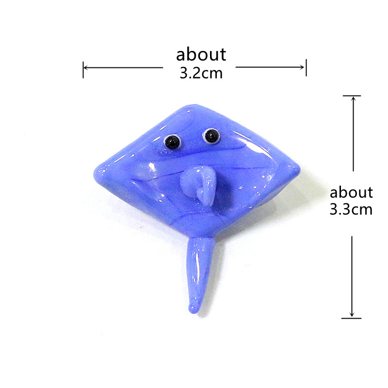 2pcs Mini Glass Manta Ray Pend - Marine Aquarium Japan recension och pris