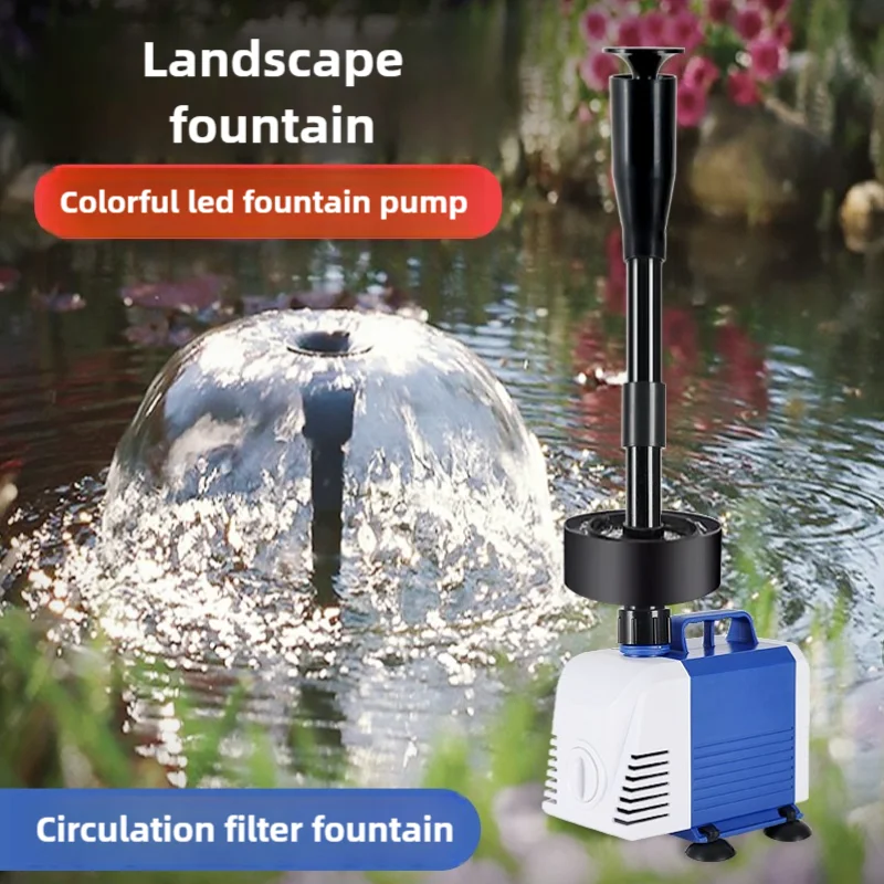 110V 220V Fish pond fountain p - Marine Aquarium Water recension och pris