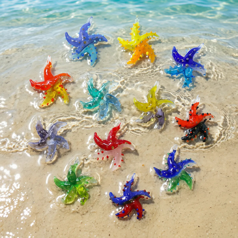 Mini Glass Starfish Pendant Co - Aquarium Marine Fishes recension och pris