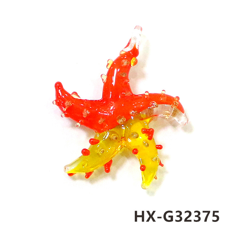 Mini Glass Starfish Pendant Co - Aquarium Marine Fishes recension och pris