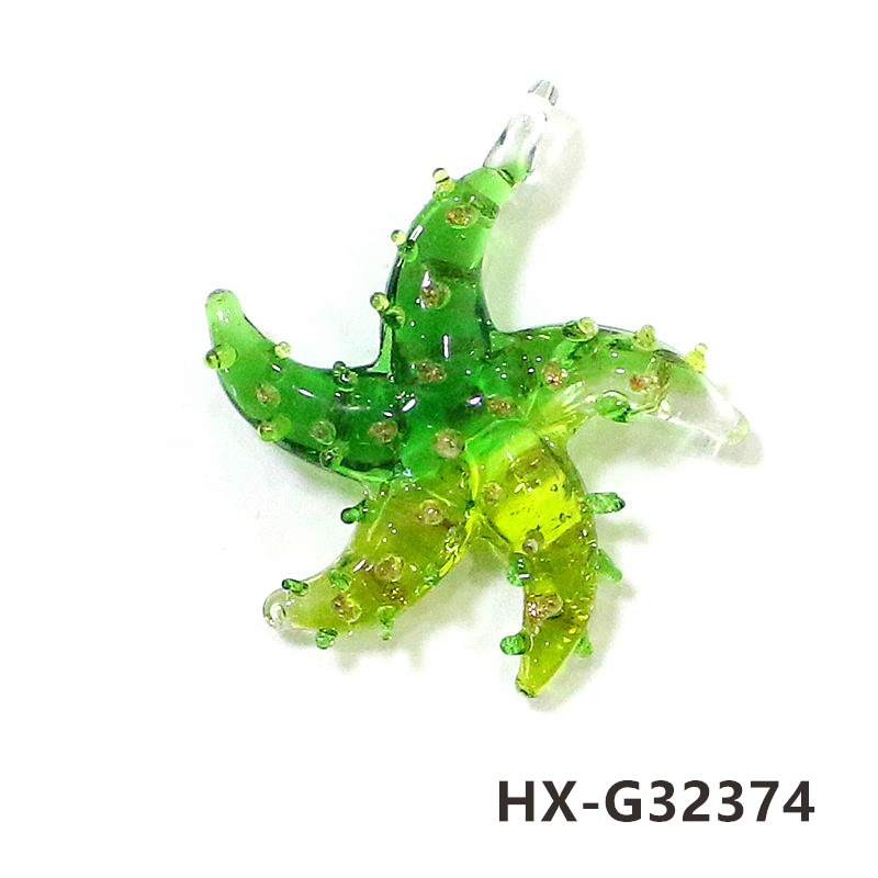 Mini Glass Starfish Pendant Co - Aquarium Marine Fishes recension och pris