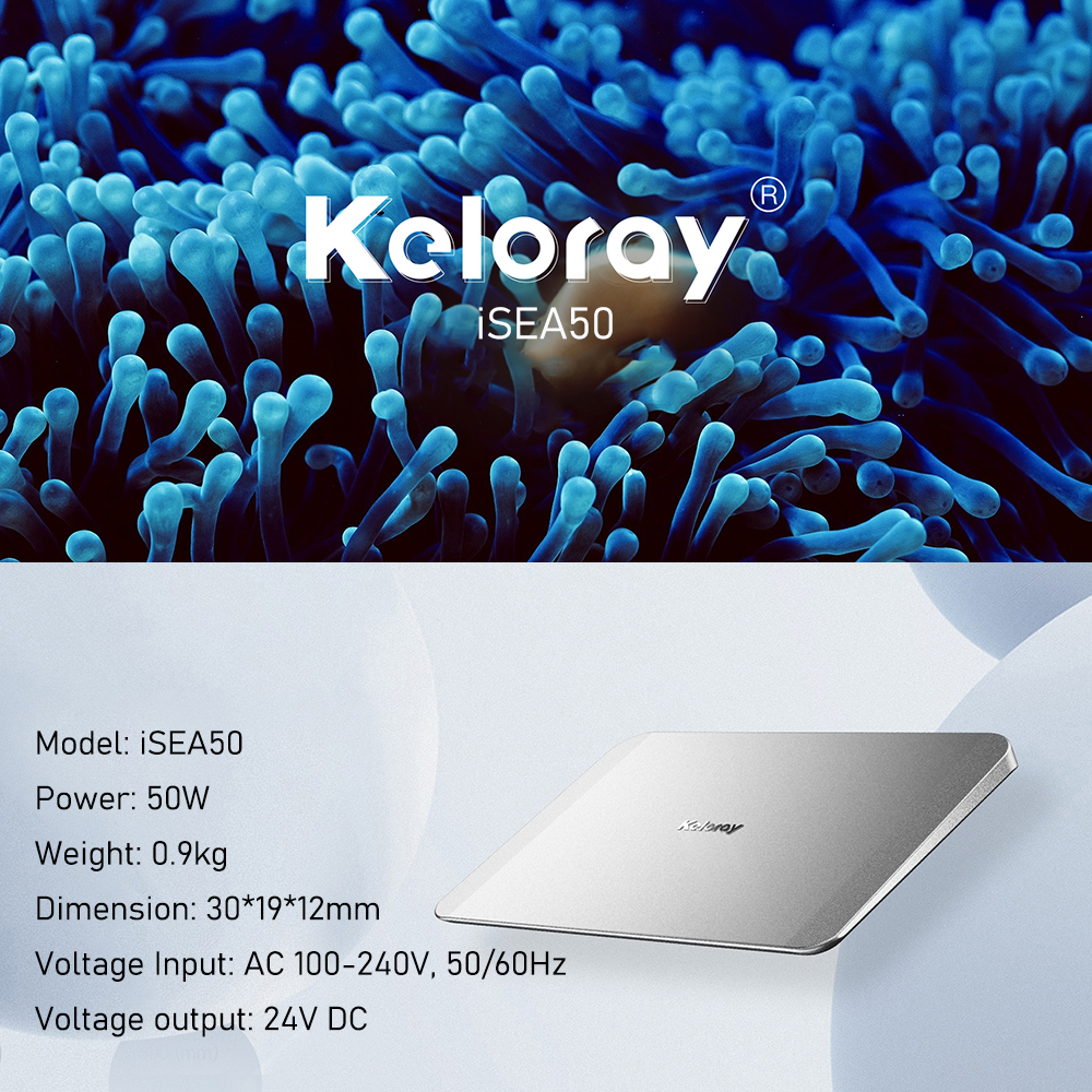 Keloray iSEA50 50W Fanless Ful - Aquarium Marine Fishes recension och pris