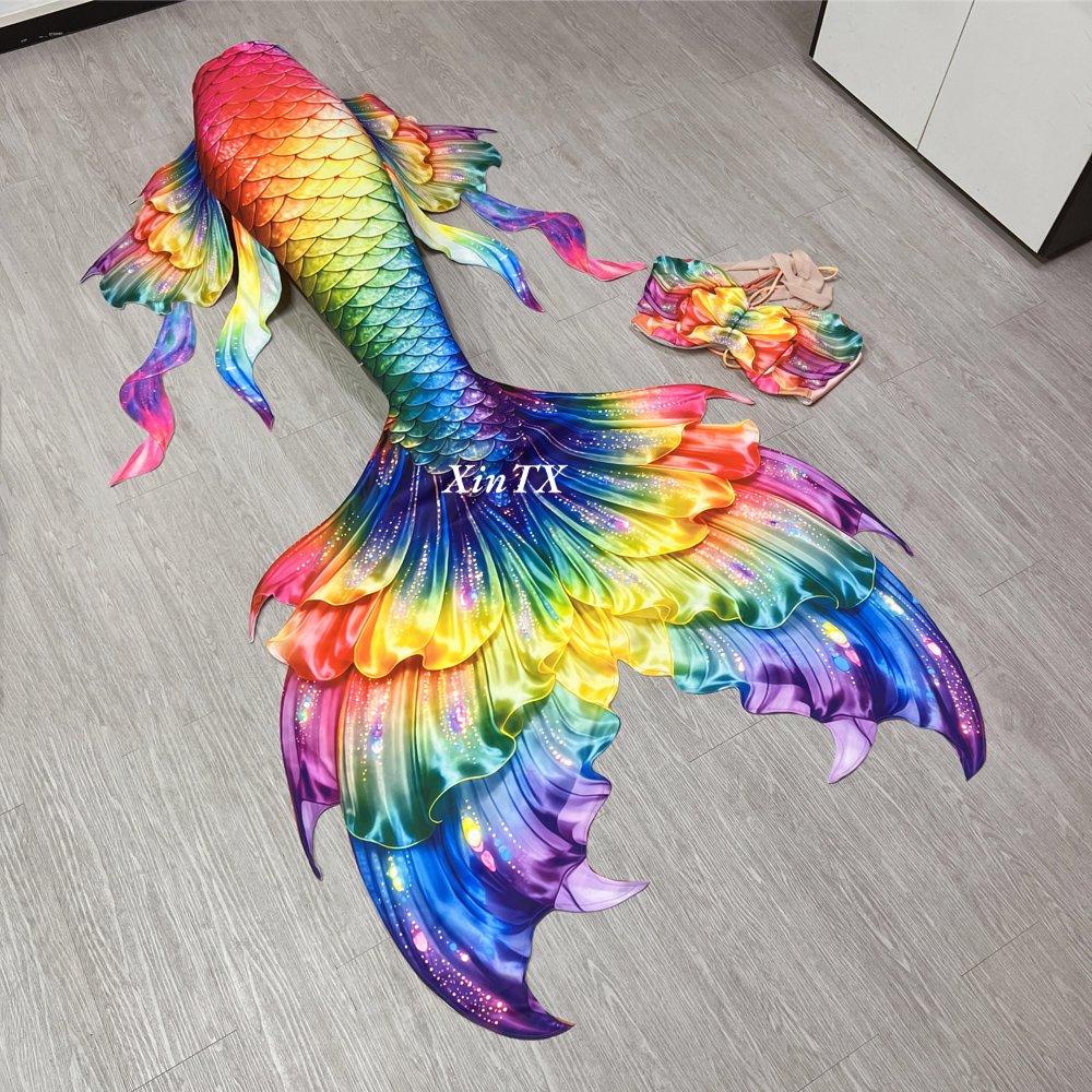 Mermaid tail rainbow-colored l - Aquarium & Marine Museum Kota Kinabalu recension och pris