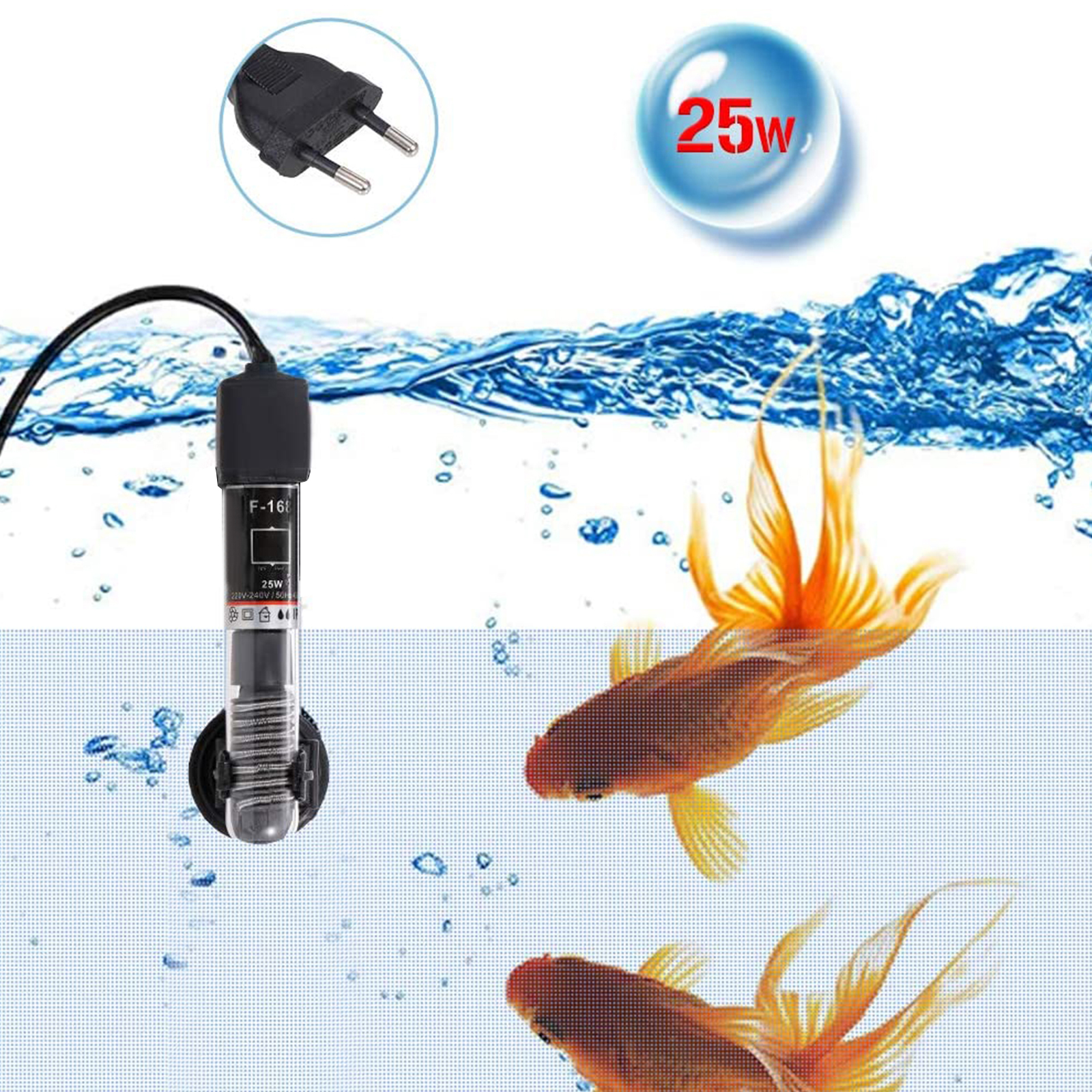 Mini Aquarium Heater Submersib - Marine Aquarium Water recension och pris