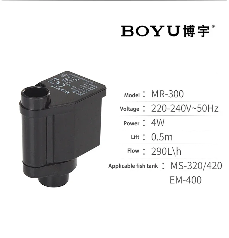 BOYU 1 Piece FP-150 MR-300 MR- - Marine Aquarium Water recension och pris