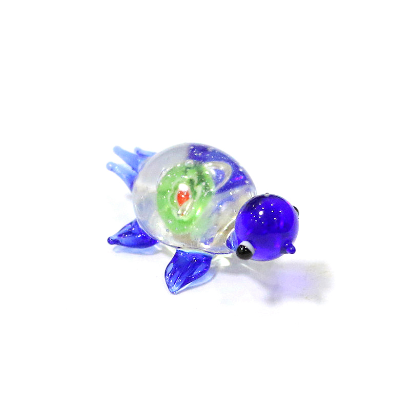 1pc Mini Glass Turtle Figurine - Marine Aquarium Japan recension och pris