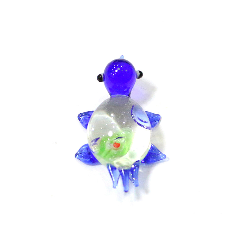 1pc Mini Glass Turtle Figurine - Marine Aquarium Japan recension och pris