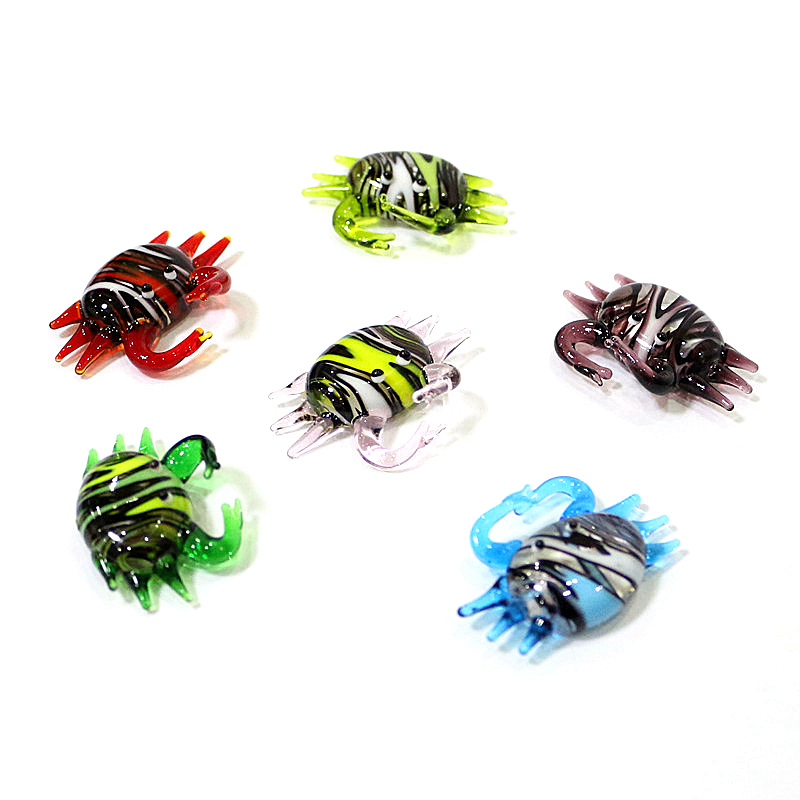Handmade Cute Mini Glass Crab  - Marine Aquarium Japan recension och pris