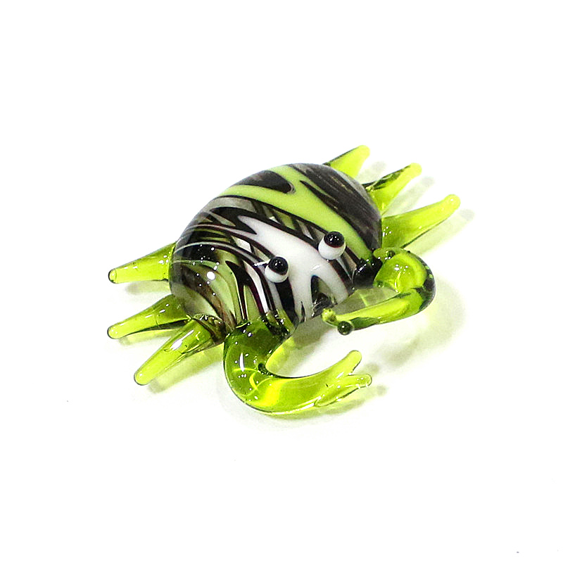 Handmade Cute Mini Glass Crab  - Marine Aquarium Japan recension och pris