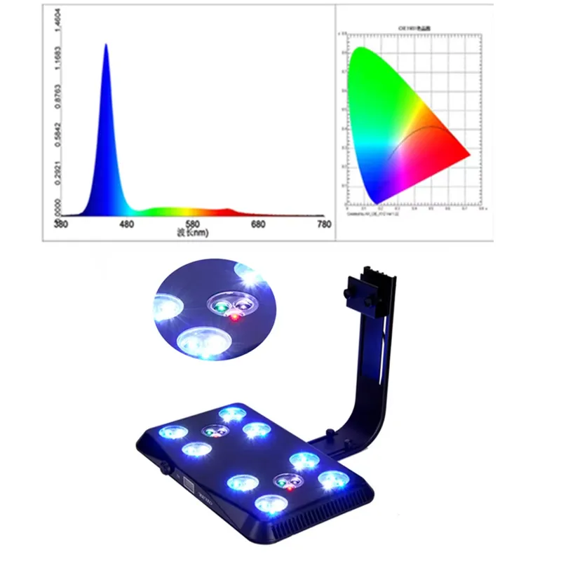 90W RGB Coral Light for Intell - Marine Aquarium Hours recension och pris
