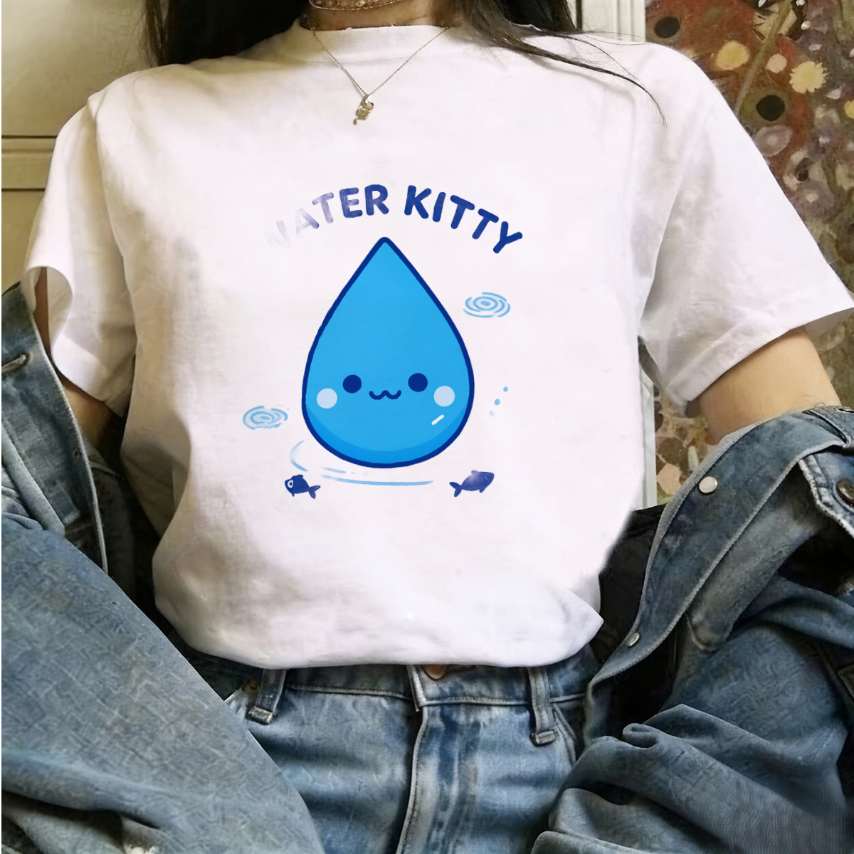 T Shirts Woman Sateen Lustrous - Marine Aquarium Exhibition recension och pris